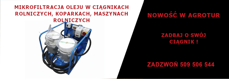 MIKROFILTRACJA OLEJU W CIĄGNIKACH ROLNICZYCH, MASZYNACH